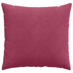 Μαξιλάρι Καναπέ 2 pcs Κόκκινο 45 x 45 cm Υφασμάτινο Κορντουρά