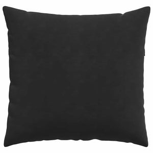 Μαξιλάρι Καναπέ 2 pcs Μαύρο 45 x 45 cm Υφασμάτινο Κορντουρά