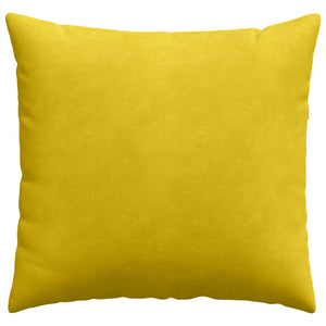 Μαξιλάρι Καναπέ 2 pcs Κίτρινο 45 x 45 cm Υφασμάτινο Κορντουρά