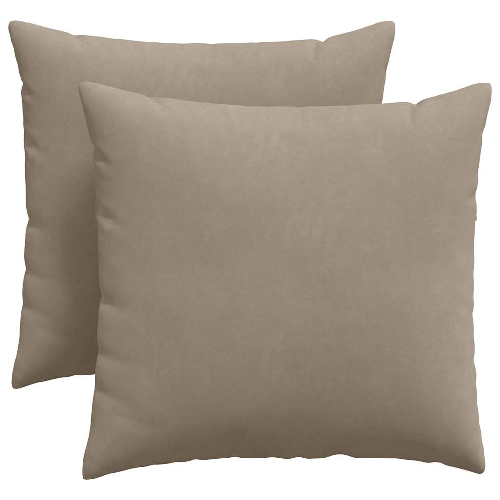 Μαξιλάρι Καναπέ 2 pcs Taupe 45 x 45 cm ύφασμα