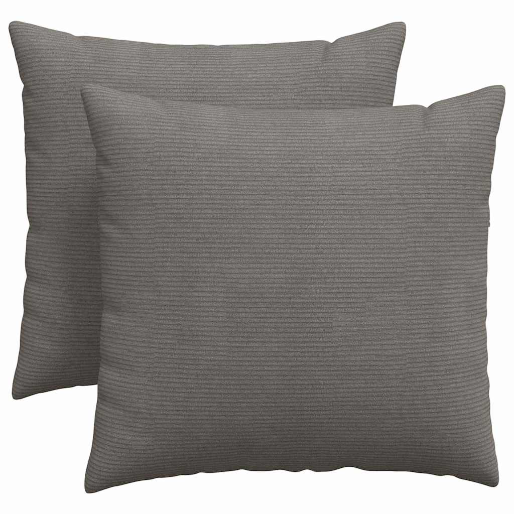 Μαξιλάρι Καναπέ 2 pcs Ανοιχτό γκρι 45 x 45 cm