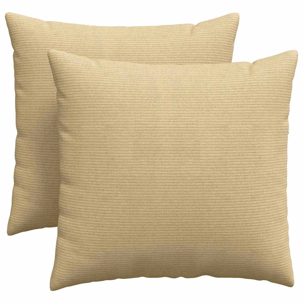 Μαξιλάρι Καναπέ 2 pcs Γκρι Πράσινο 45 x 45 cm