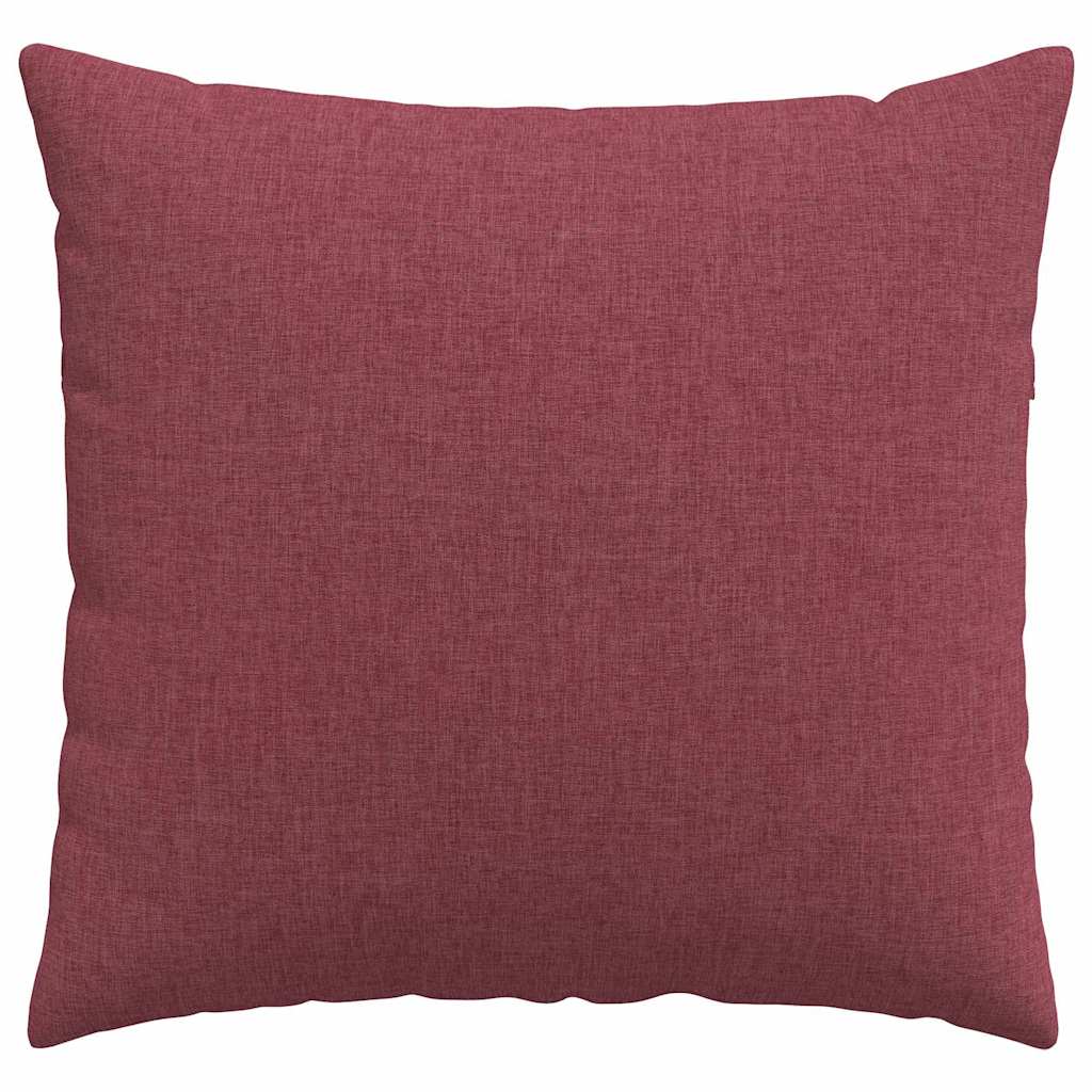 Μαξιλάρι Καναπέ 2 pcs Κόκκινο 50 x 50 cm ύφασμα