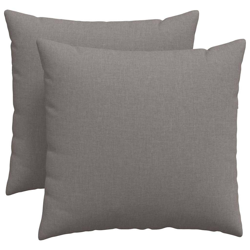 Μαξιλάρι Καναπέ 2 pcs Taupe 50 x 50 cm ύφασμα
