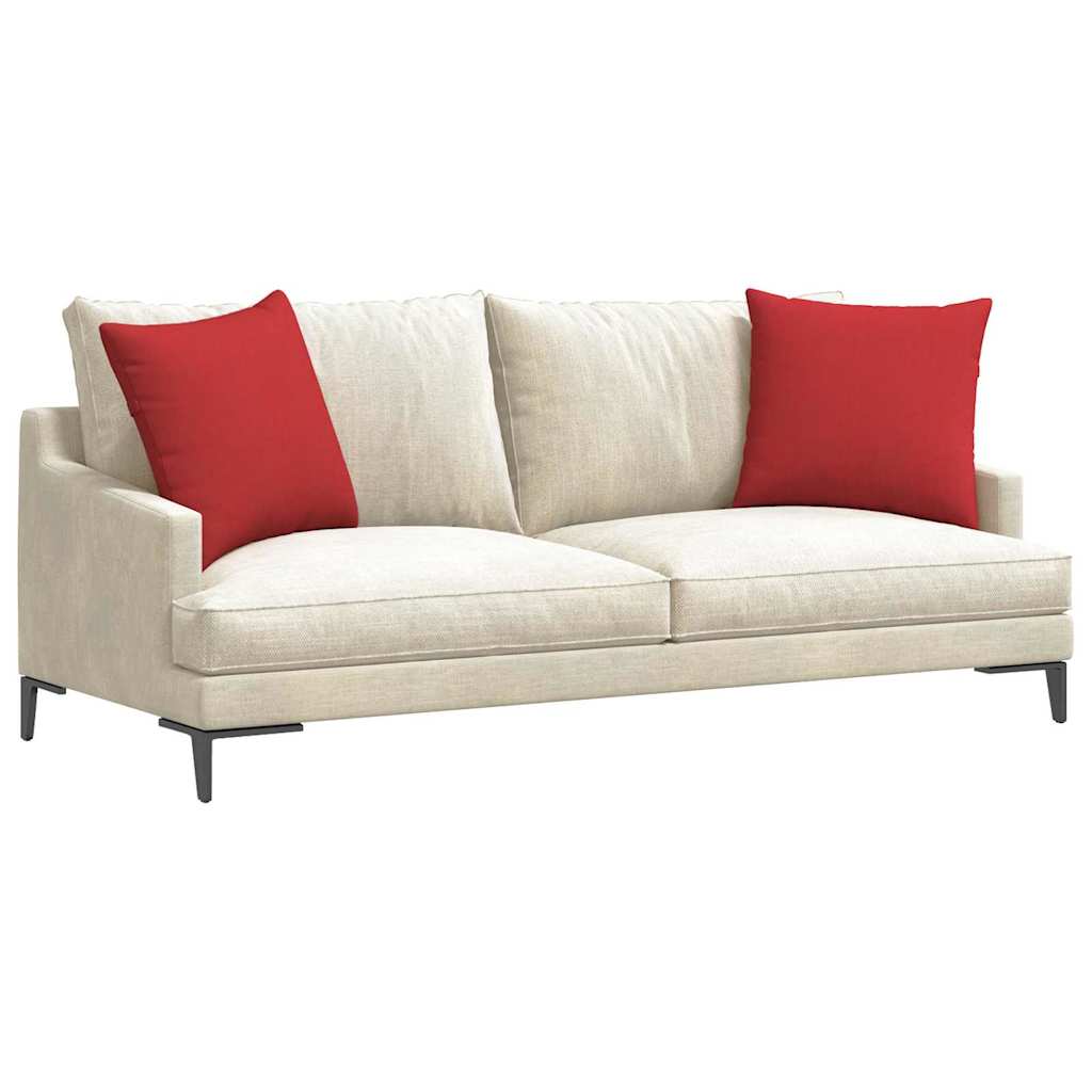 Μαξιλάρι Καναπέ 2 pcs Κόκκινο 50 x 50 cm ύφασμα