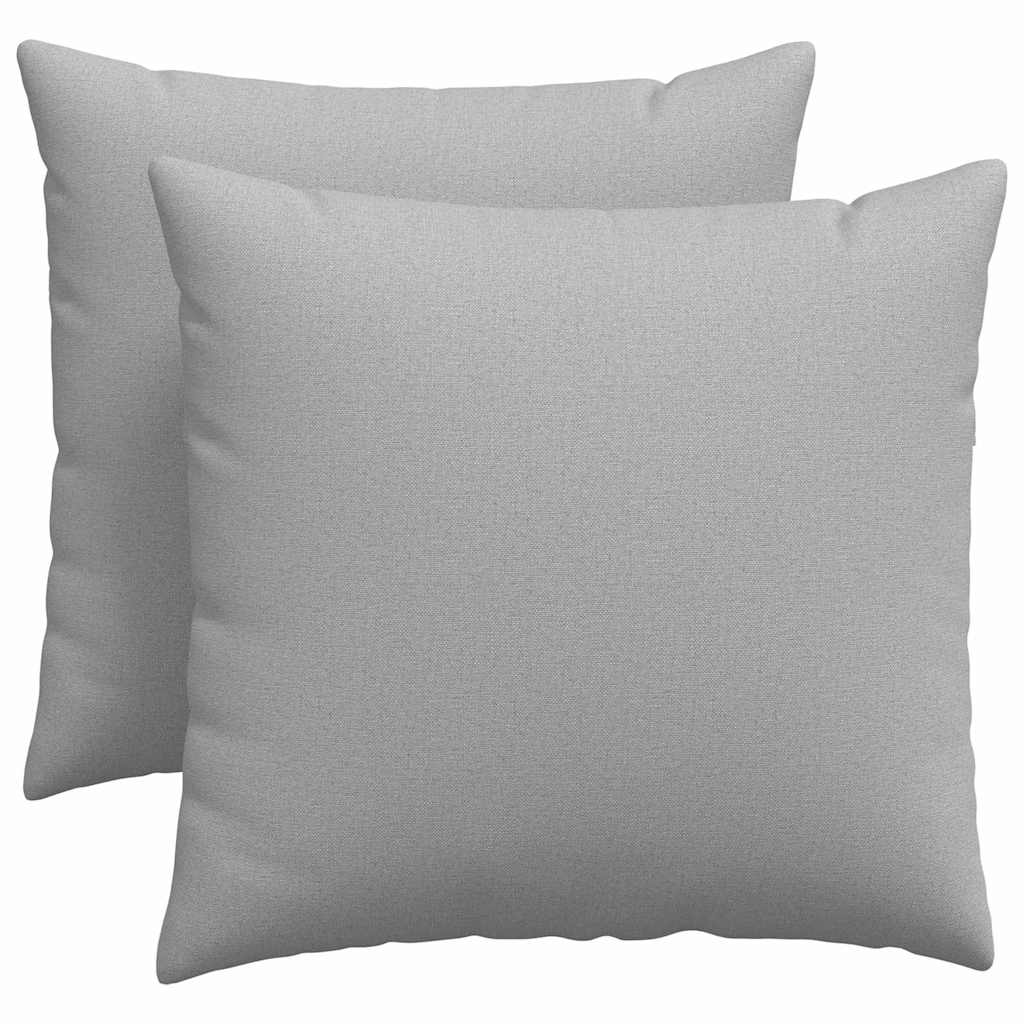 Μαξιλάρι Καναπέ 2 pcs Σκίουρος Γκρί 50 x 50 cm ύφασμα