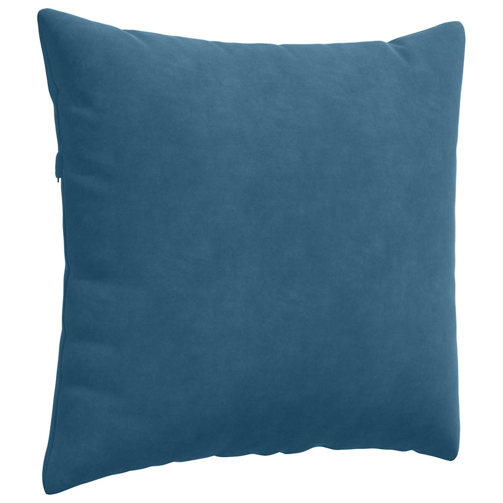 Μαξιλάρι Καναπέ 2 pcs Μπλε 50 x 50 cm Υφασμάτινο Κορντουρά