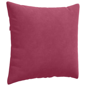 Μαξιλάρι Καναπέ 2 pcs Κόκκινο 50 x 50 cm Υφασμάτινο Κορντουρά