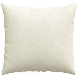 Μαξιλάρι Καναπέ 2 pcs Κρεμ 50 x 50 cm Υφασμάτινο Κορντουρά