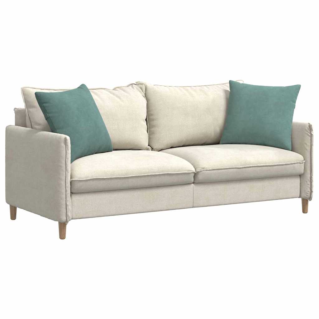 Μαξιλάρι Καναπέ 2 pcs Θαλασσί 50 x 50 cm Υφασμάτινο Κορντουρά