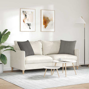 Μαξιλάρι Καναπέ 2 pcs Ανοιχτό γκρι 50 x 50 cm