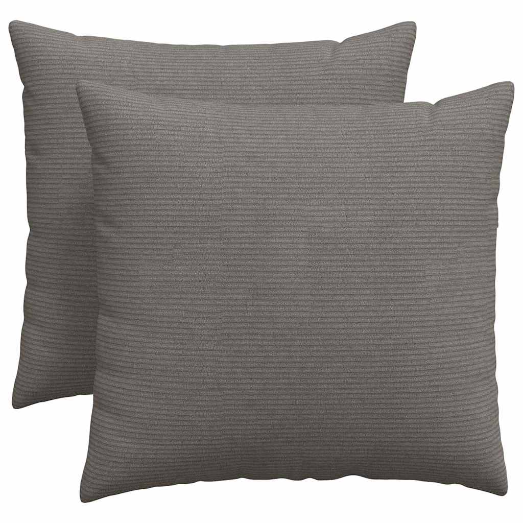 Μαξιλάρι Καναπέ 2 pcs Ανοιχτό γκρι 50 x 50 cm