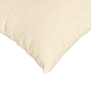 Μαξιλάρι Καναπέ 2 pcs Κρεμ 50 x 50 cm Υφασμάτινο Κορντουρά