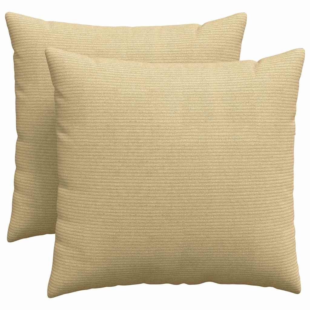 Μαξιλάρι Καναπέ 2 pcs Γκρι Πράσινο 50 x 50 cm