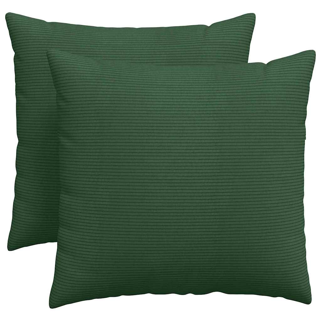 Μαξιλάρι Καναπέ 2 pcs Σκούρο Πράσινο 50 x 50 cm