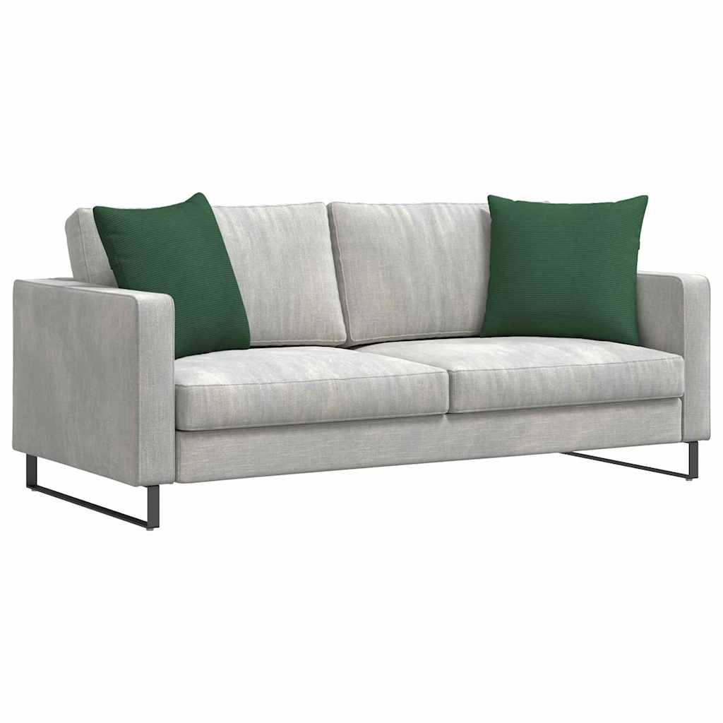 Μαξιλάρι Καναπέ 2 pcs Σκούρο Πράσινο 50 x 50 cm