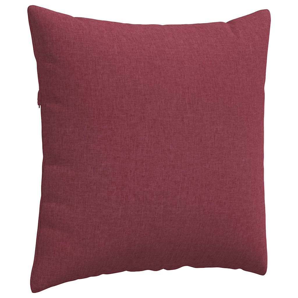 Μαξιλάρι Καναπέ 2 pcs Κόκκινο 60 x 60 cm ύφασμα