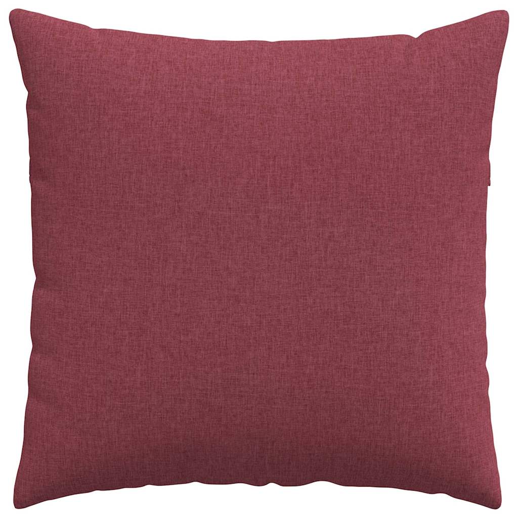 Μαξιλάρι Καναπέ 2 pcs Κόκκινο 60 x 60 cm ύφασμα