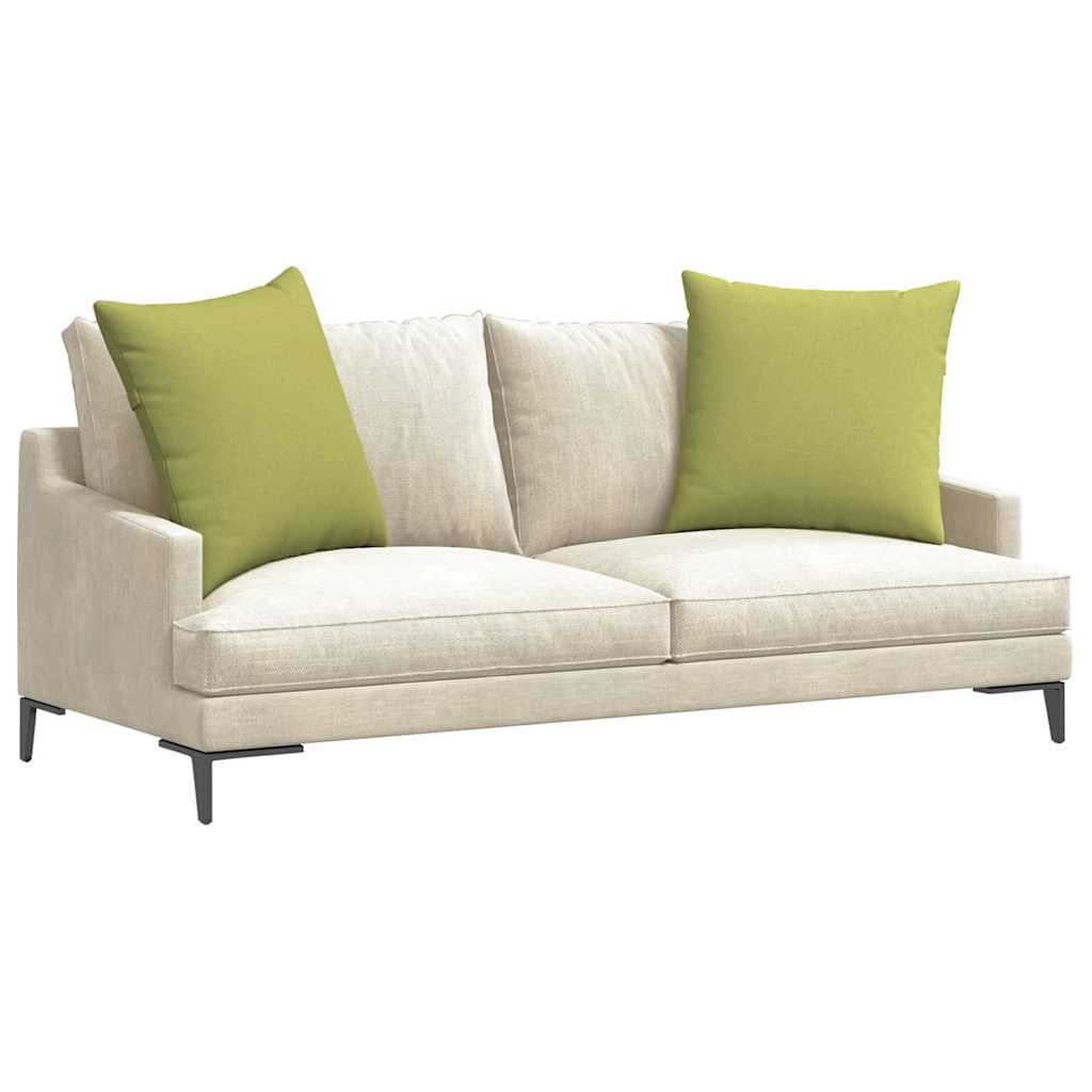 Μαξιλάρι Καναπέ 2 pcs Ανοιχτό Πράσινο 60 x 60 cm ύφασμα