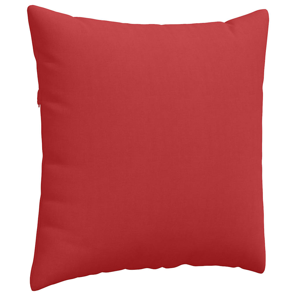 Μαξιλάρι Καναπέ 2 pcs Κόκκινο 60 x 60 cm ύφασμα