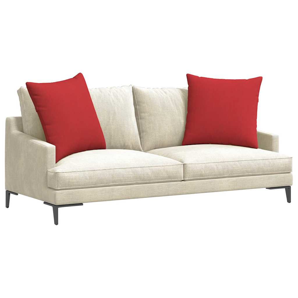 Μαξιλάρι Καναπέ 2 pcs Κόκκινο 60 x 60 cm ύφασμα
