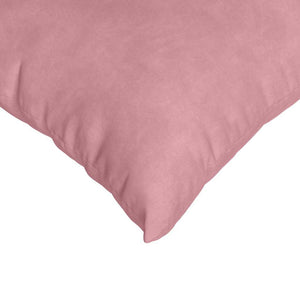 Μαξιλάρι Καναπέ 2 pcs Ροζ 60 x 60 cm Υφασμάτινο Κορντουρά
