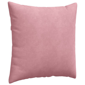 Μαξιλάρι Καναπέ 2 pcs Ροζ 60 x 60 cm Υφασμάτινο Κορντουρά