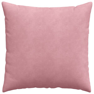 Μαξιλάρι Καναπέ 2 pcs Ροζ 60 x 60 cm Υφασμάτινο Κορντουρά