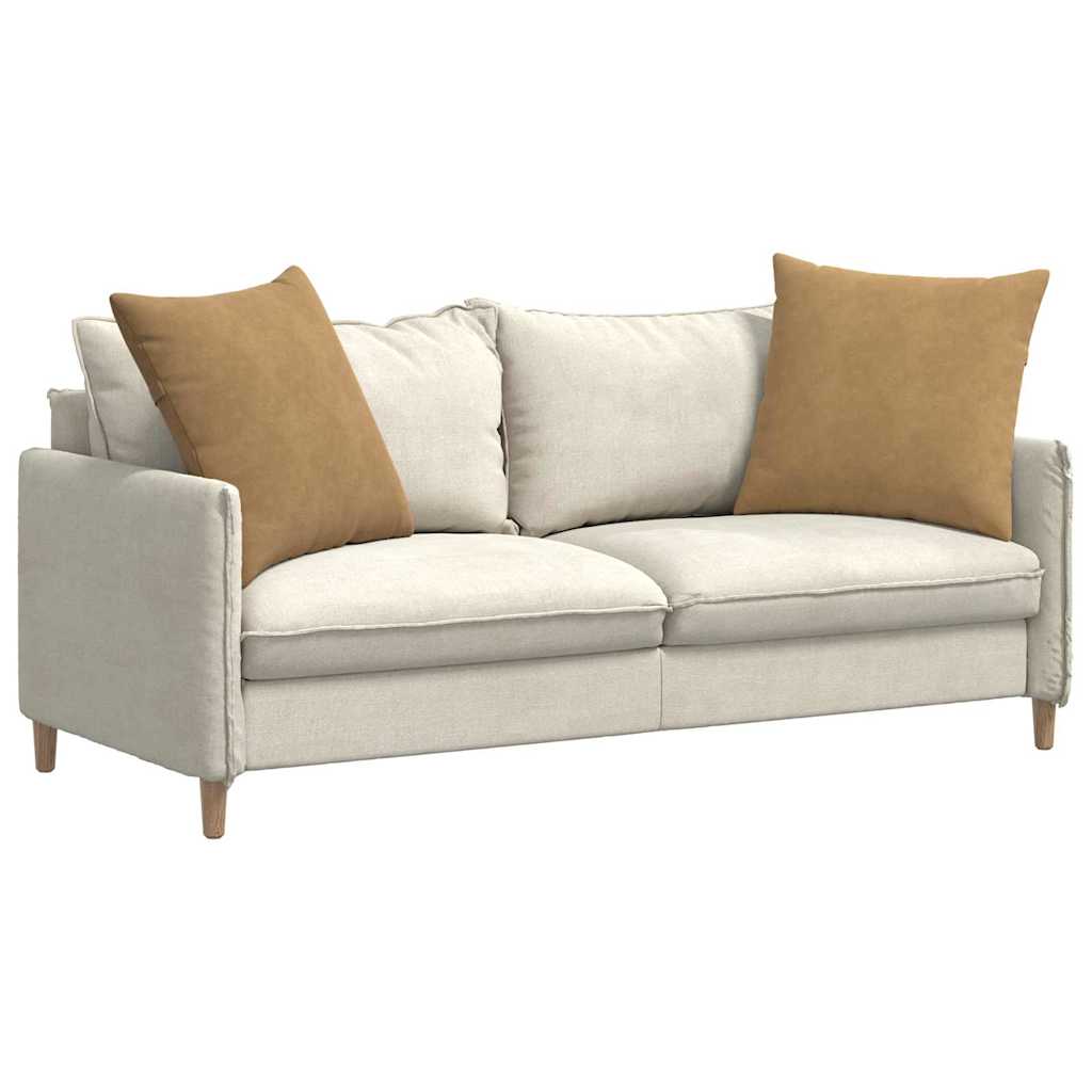 Μαξιλάρι Καναπέ 2 pcs Καφέ 60 x 60 cm Υφασμάτινο Κορντουρά