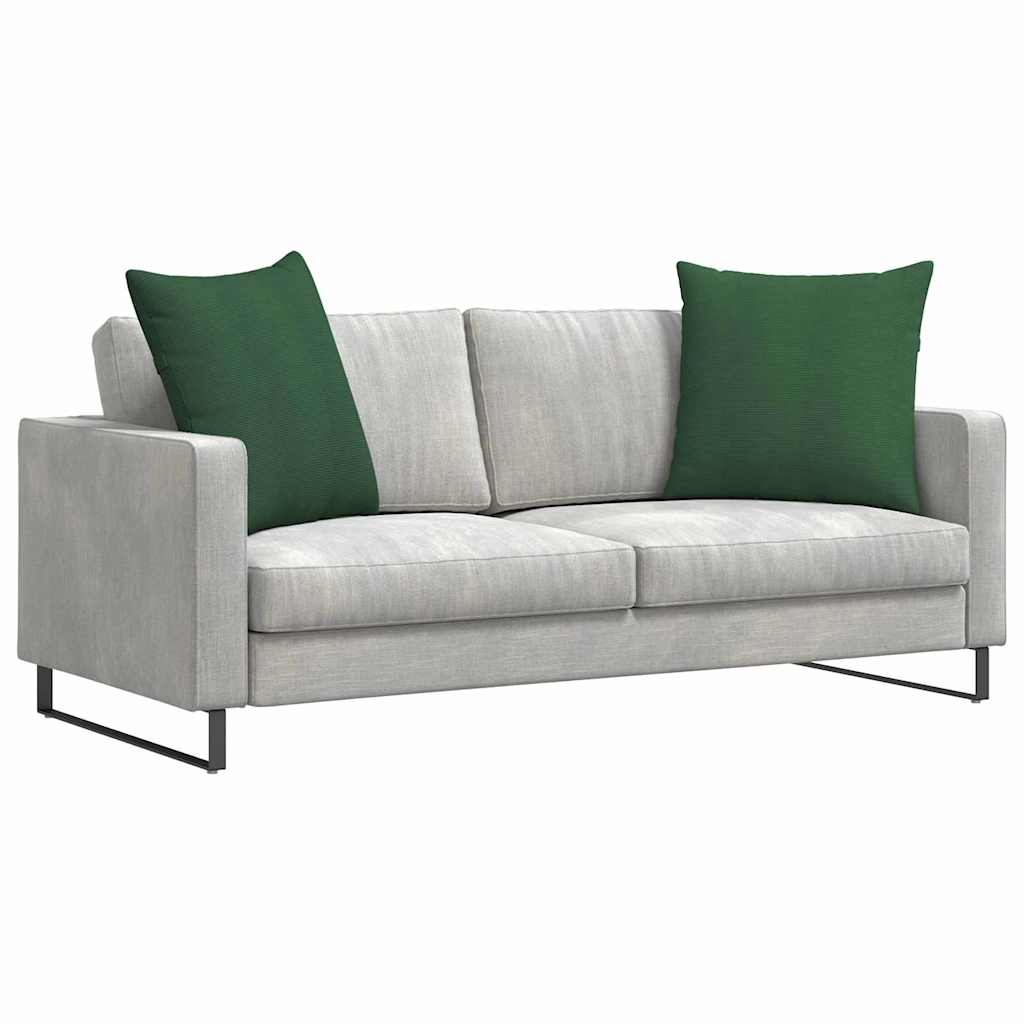 Μαξιλάρι Καναπέ 2 pcs Σκούρο Πράσινο 60 x 60 cm