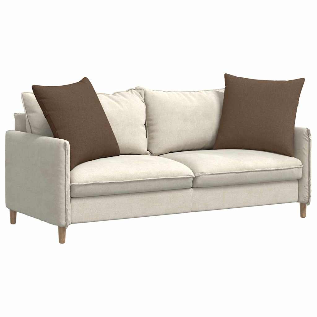 Μαξιλάρι Καναπέ 2 pcs Καφέ 80 x 80 cm ύφασμα