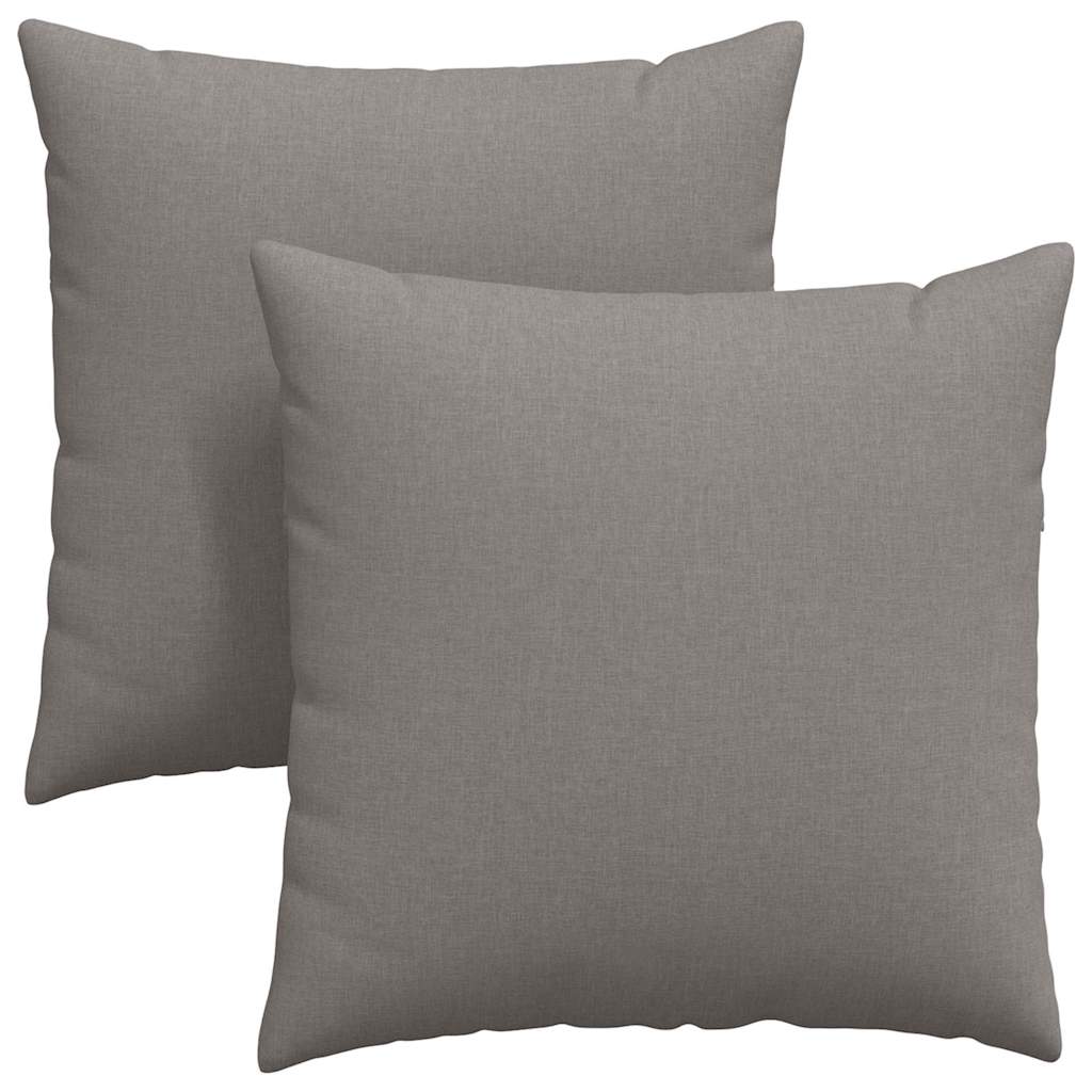Μαξιλάρι Καναπέ 2 pcs Taupe 80 x 80 cm ύφασμα