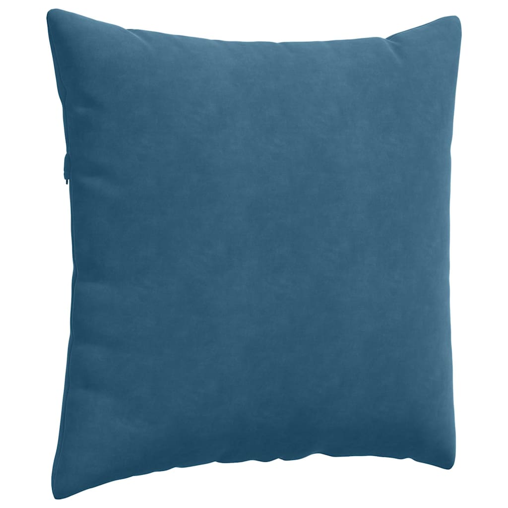 Μαξιλάρι Καναπέ 2 pcs Μπλε 80 x 80 cm Υφασμάτινο Κορντουρά