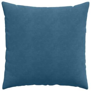 Μαξιλάρι Καναπέ 2 pcs Μπλε 80 x 80 cm Υφασμάτινο Κορντουρά