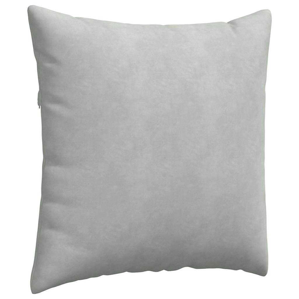 Μαξιλάρι Καναπέ 2 pcs Ανοιχτό γκρι 80 x 80 cm