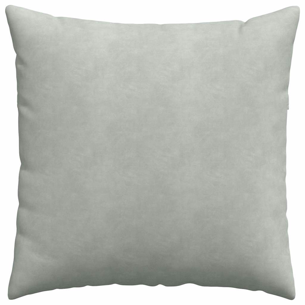 Μαξιλάρι Καναπέ 2 pcs Ανοιχτό γκρι 80 x 80 cm