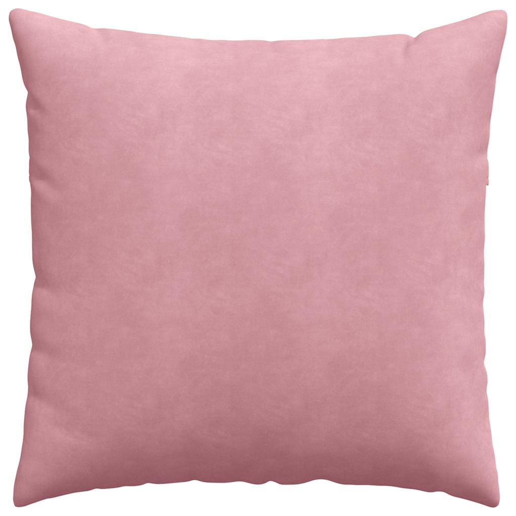 Μαξιλάρι Καναπέ 2 pcs Ροζ 80 x 80 cm Υφασμάτινο Κορντουρά