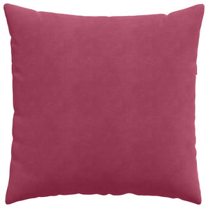 Μαξιλάρι Καναπέ 2 pcs Κόκκινο 80 x 80 cm Υφασμάτινο Κορντουρά