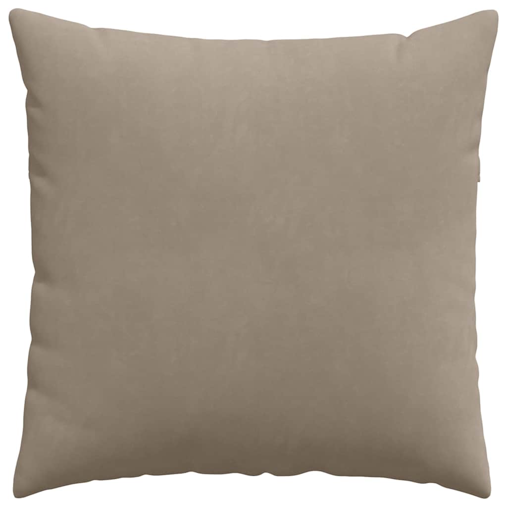 Μαξιλάρι Καναπέ 2 pcs Taupe 80 x 80 cm ύφασμα