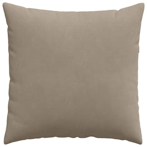 Μαξιλάρι Καναπέ 2 τμχ. ύφασμα Taupe 80 x 80 cm