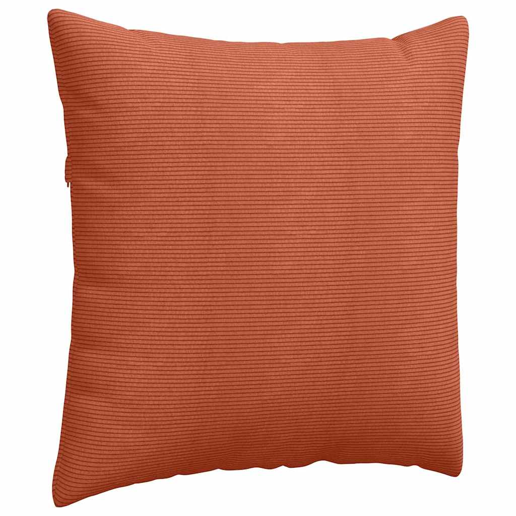 Μαξιλάρι Καναπέ 2 pcs Κόκκινο Πορτοκαλί 80 x 80 cm