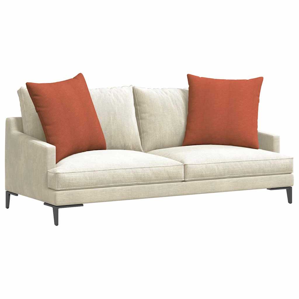 Μαξιλάρι Καναπέ 2 pcs Κόκκινο Πορτοκαλί 80 x 80 cm