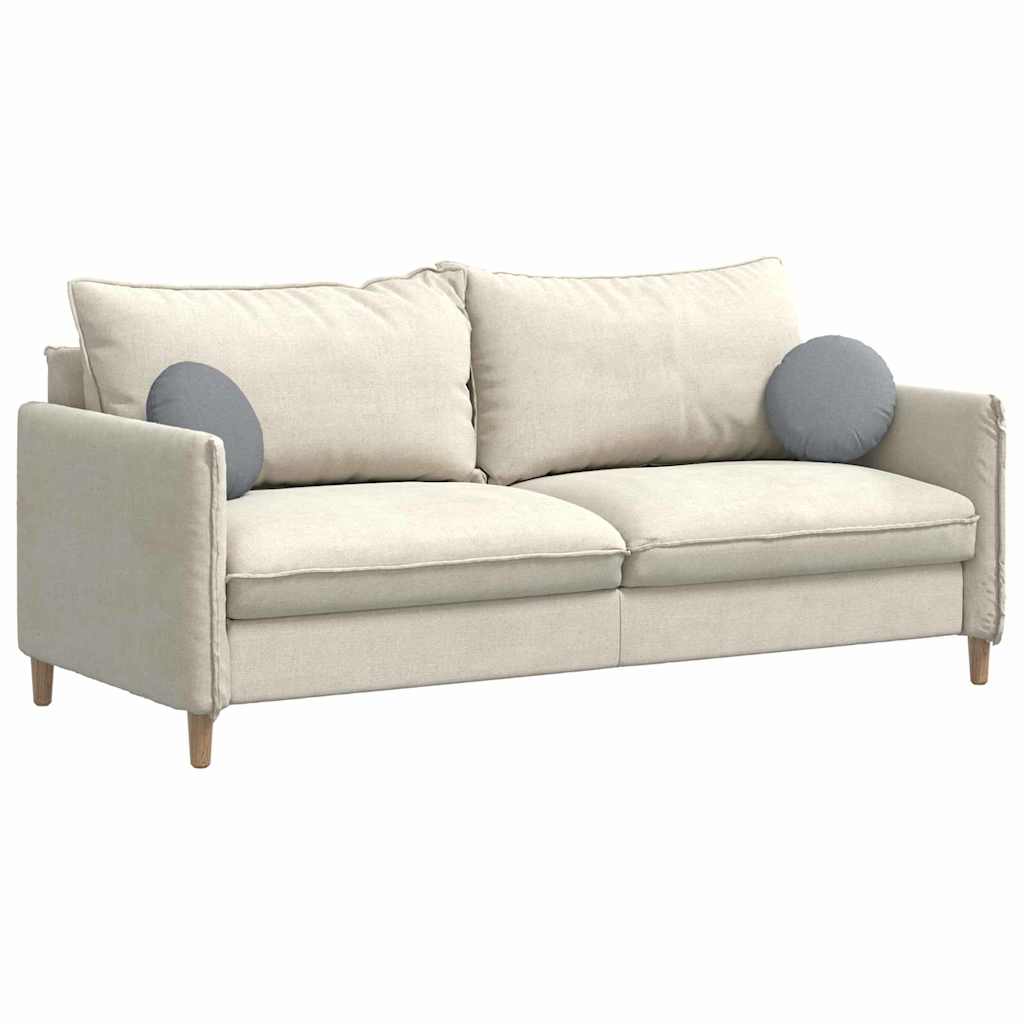 Μαξιλάρια καθισμάτων 2 pcs Ανοιχτό γκρι Ø30 x 13 εκ ύφασμα