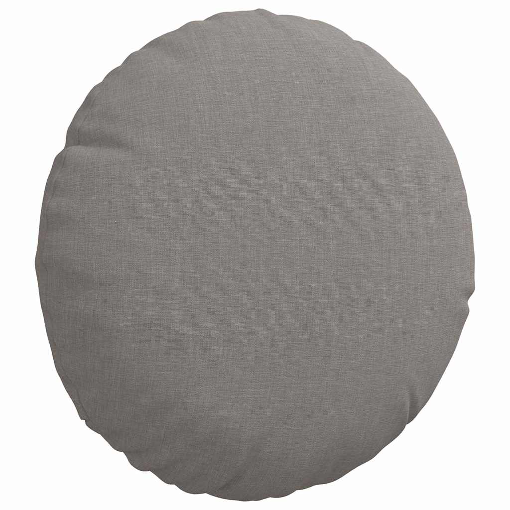 Μαξιλάρια καθισμάτων 2 pcs Taupe Ø30 x 13 εκ ύφασμα