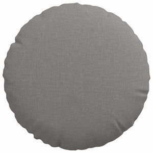 Μαξιλάρια καθισμάτων 2 τμχ. Ύφασμα Taupe Ø30 x 13 εκ