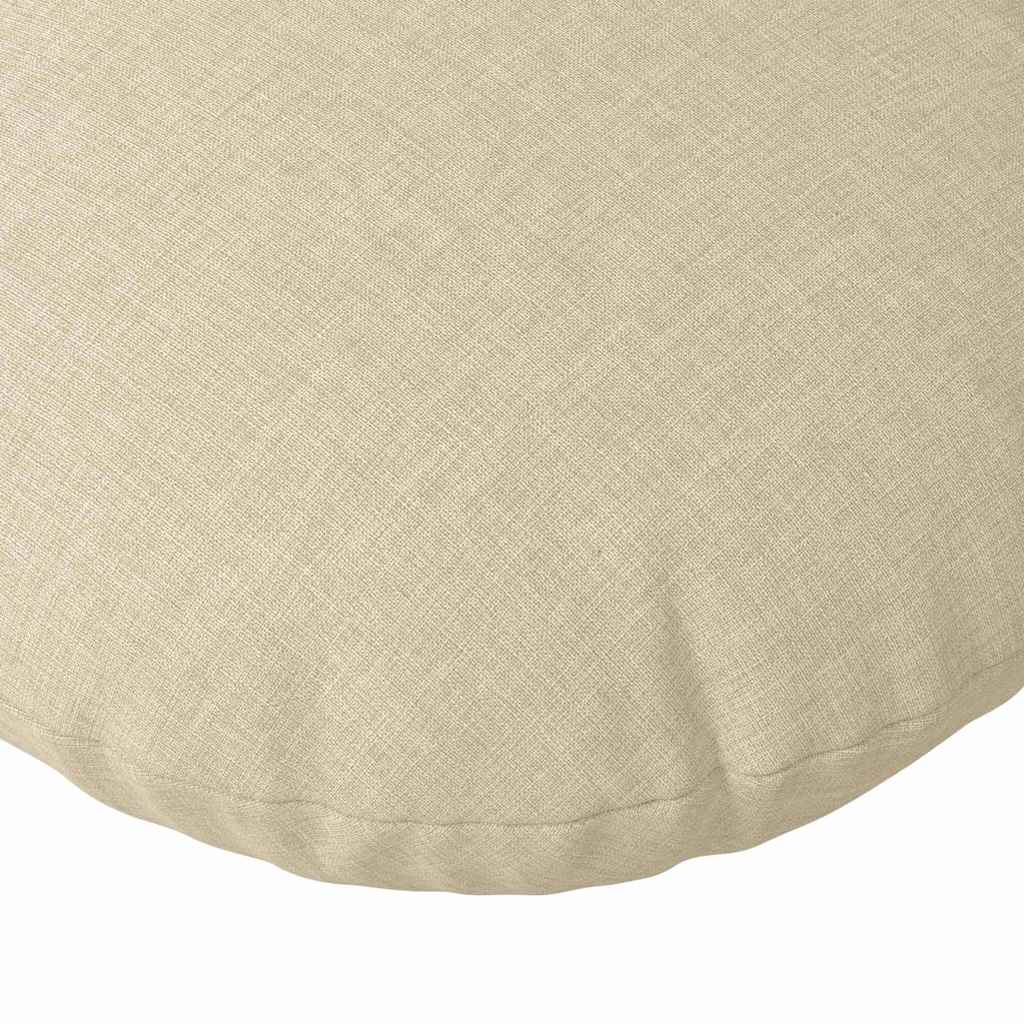 Μαξιλάρια καθισμάτων 2 pcs Κρεμ Ø30 x 13 εκ ύφασμα - Pakobazaar