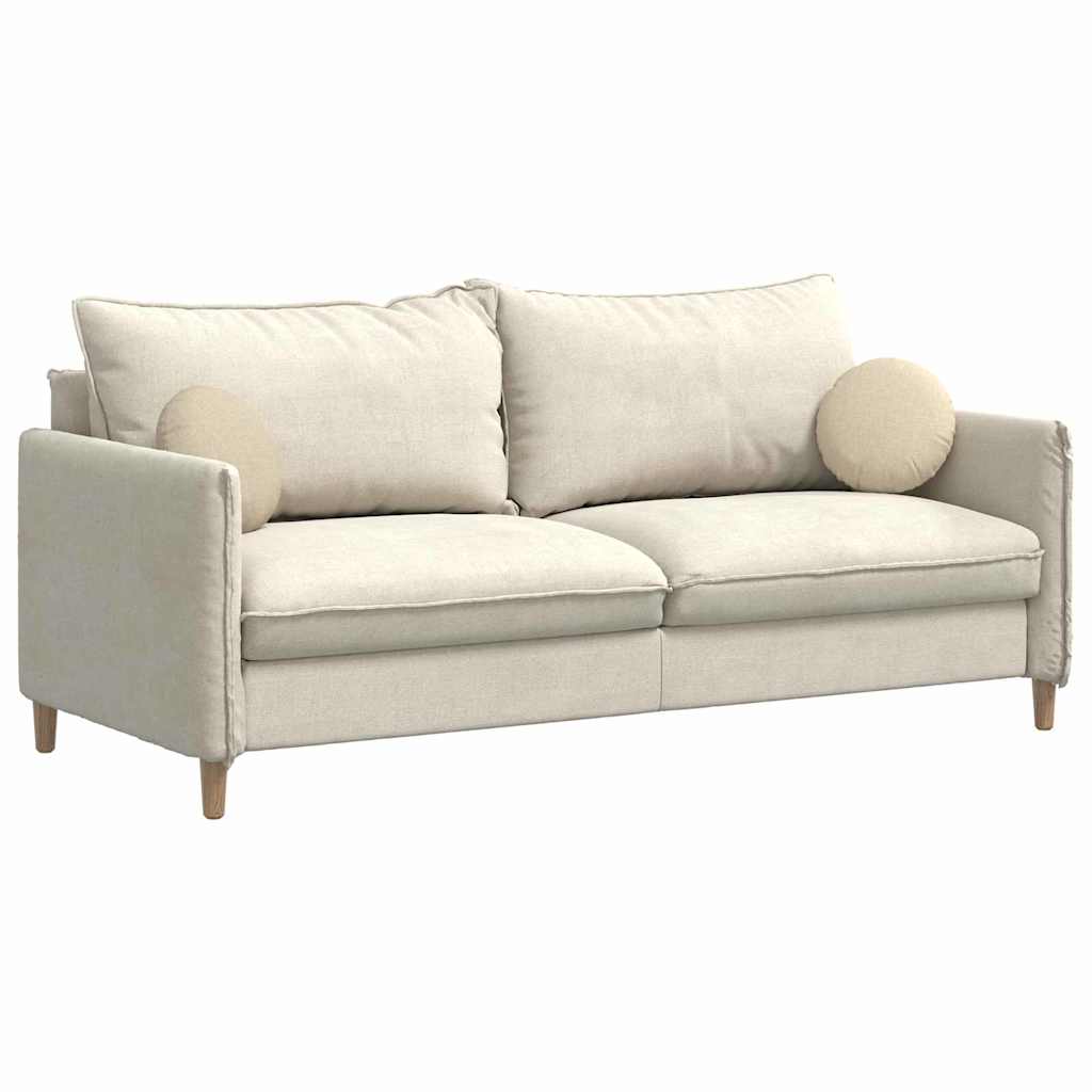 Μαξιλάρια καθισμάτων 2 pcs Κρεμ Ø30 x 13 εκ ύφασμα - Pakobazaar