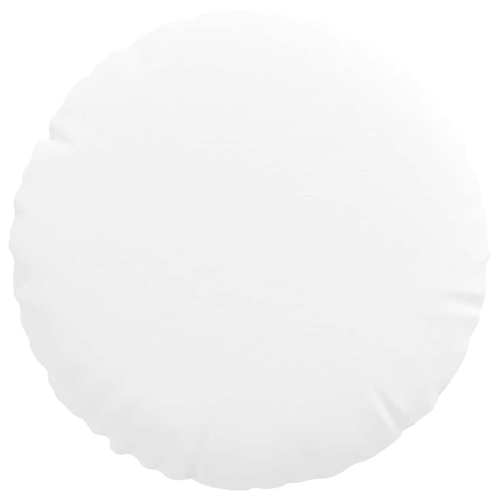 Μαξιλάρια καθισμάτων 2 pcs Λευκό Ø30 x 13 εκ ύφασμα