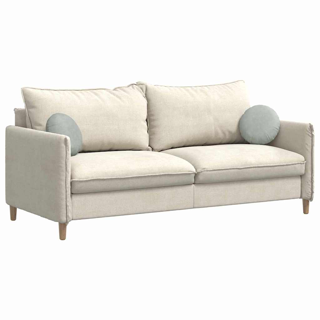 Μαξιλάρια καθισμάτων 2 pcs Ανοιχτό γκρι Ø30 x 13 εκ Βελούδο