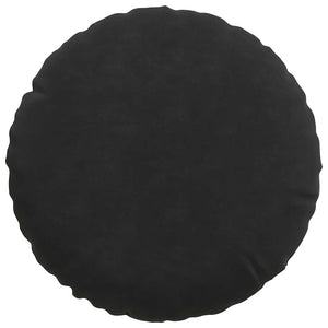 Μαξιλάρια καθισμάτων 2 pcs Μαύρο Ø 40 x 13 εκ. Βελούδο - Pakobazaar